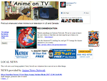 Tablet Screenshot of animeontv.com